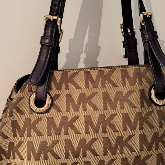 Michael Kors Jet Set Grab Insignature Canvas Shoulders Bag Jacquard - Picture 5 of 9